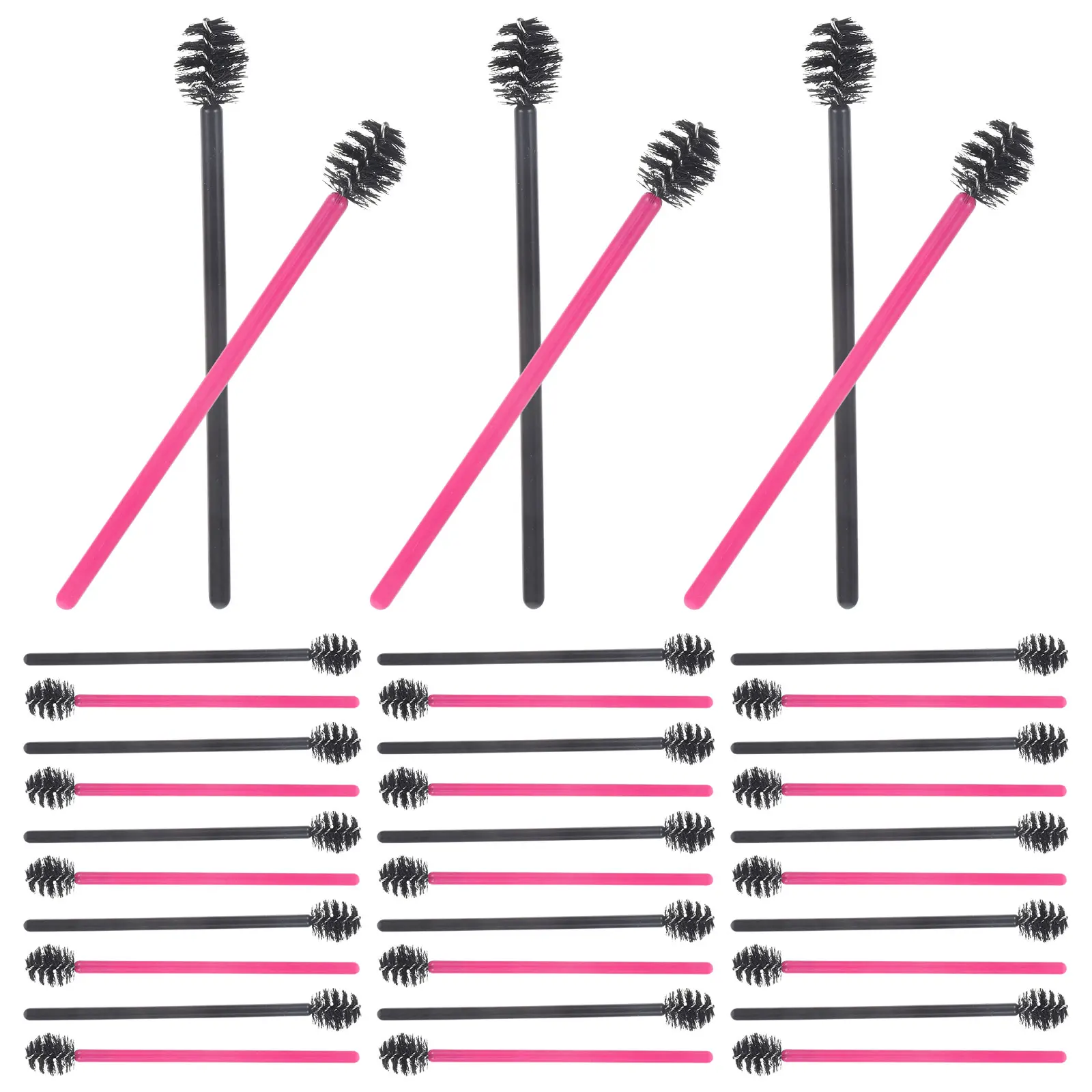 

100 Pcs Eyelash Brush Brow for Women Eyelashes Makeup Brushes Eyeshadow Nylon Disposable