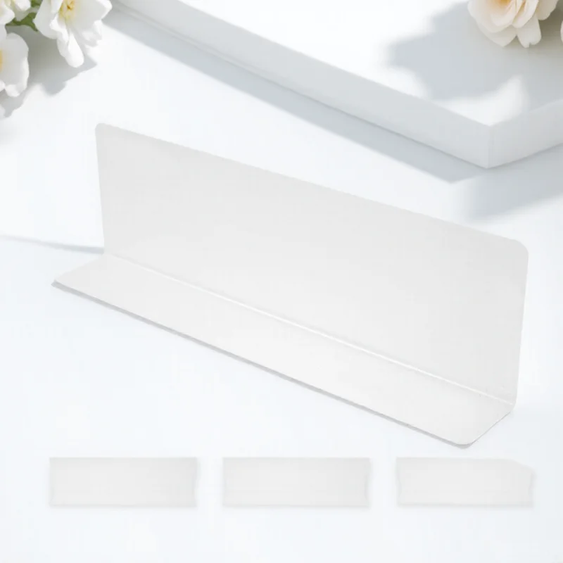 

10pcs Clear Dividers Commodity Retail Shelving Divider Shape Closet Retail Transparent Store Organizer Panel