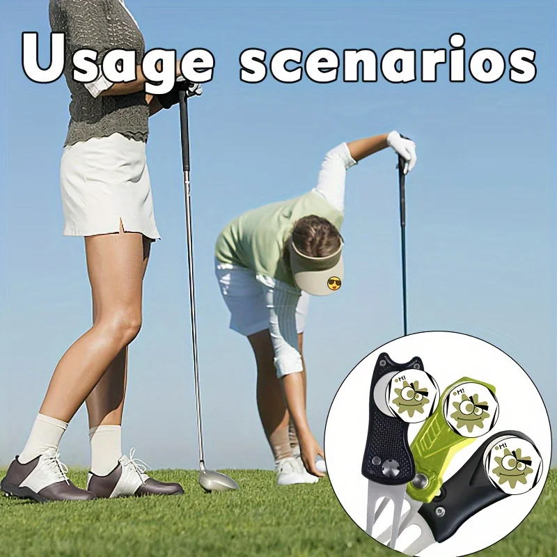 Marcador de pelota de golf, herramienta universal ideal para golfistas, marcador de bola, clip de sombrero, fabricante de clip de sombrero de Golf