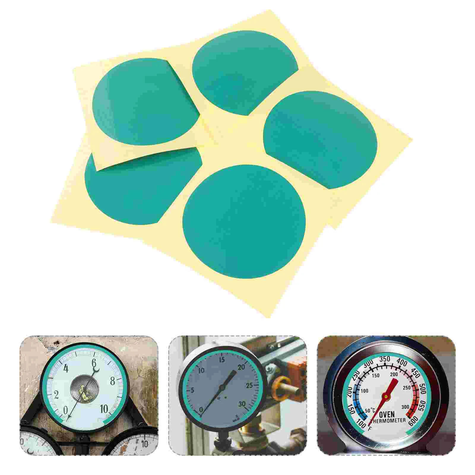 Pressure Gauge Identification Sticker Applied Indication Stickers Barometer Adhesive Decals