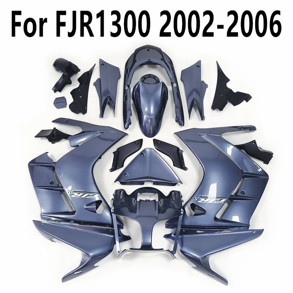 Full Kit Motorcycle Fairing For FJR1300 FJR 1300 2002-2003-2004-2005-2006 Bodywork Plastic Parts All Dark Cement Gray Cowling