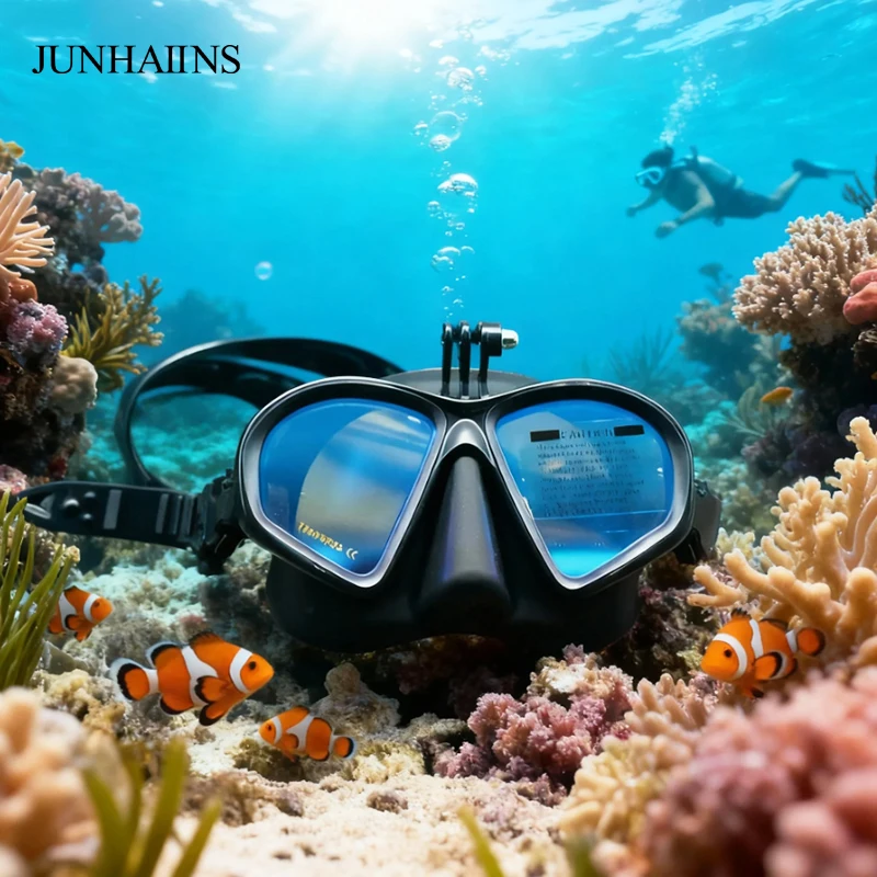 

[For US]Professional Wet Low Volume Freediving Mask - Anti-Leak, Tempered Glass, Dive Mask - Diving, Freediving, Spearfishing