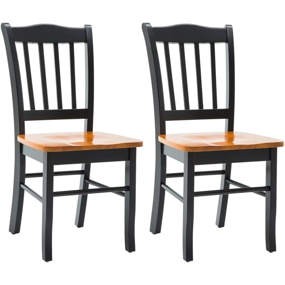 Shaker Chair, Black/Oak, Set of 2 sillas de comedor  dinning chairs  sillas de comedor  dinning chairs