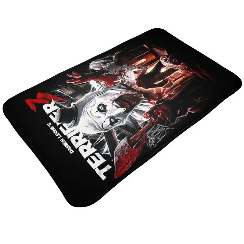 Custom Terrifier Movie Poster+5 Doormat Anti-Slip Bathroom Kitchen Mat Living Room Floor Door Entrance Carpet Rug