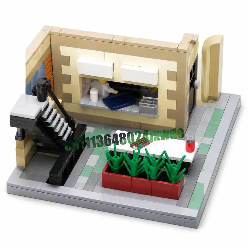 14412PCS MOC Modular School Building Blocks Model Custom Puzzle Architecture DIY Assembly Educational Creative Toy Popular Gifts