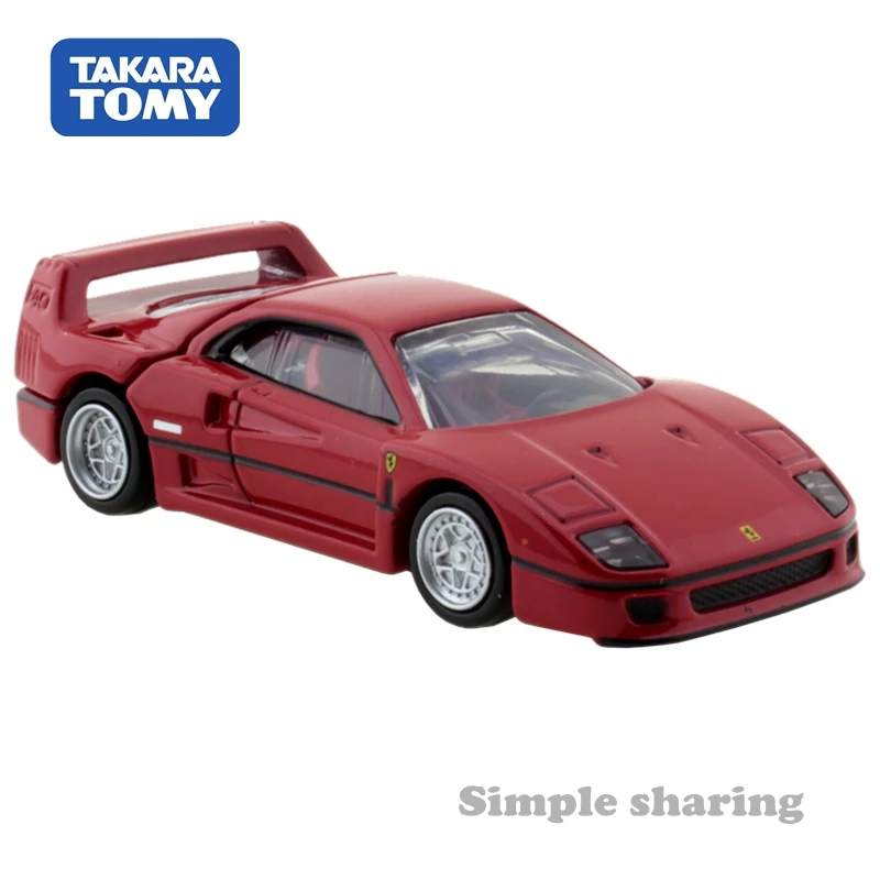 TAKARA TOMY 1:64 diecast alloy simulation model black box TP31 F40, children's collection display toys, children's gifts.