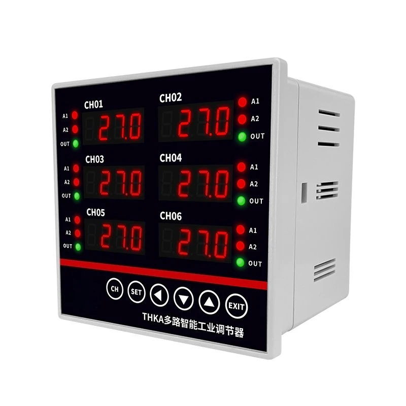 4-20mA Multi-channel Thermostat 6-channel Temperature Control ModbusRtu Temperature Controller RS485