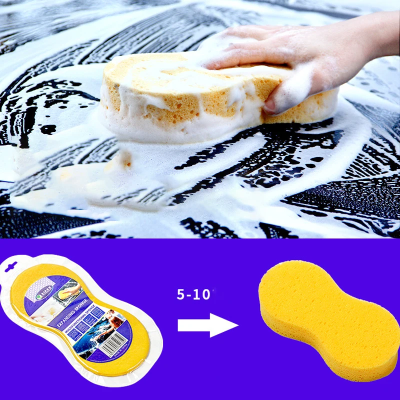 Coral Sponge Car Auto Washing Cleaning Sponge High Foam Cleaning Washing 8 Shape Honeycomb Car Cleaning Sponge