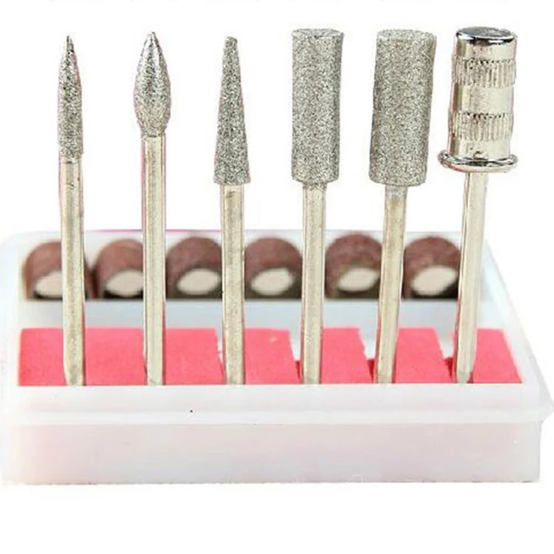 

Nail Polishing Head Set Sanding Belt File Set Electric Nail Drill Polishing Machine Nail Repair Replacement Head