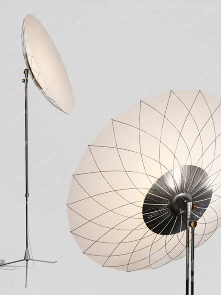 Sun Petal Floor Lamp Model Room Exhibition Hall Villa Light Luxury Soft Decoration Sunflower Floor Lamp