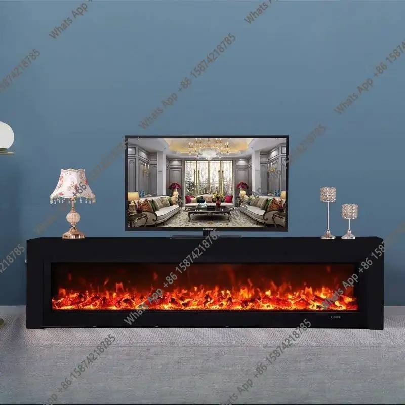 

Электрический ТВ-шкаф для спальни, камин, квартир, Szafka Pod, телевизионная мебель, светильник для гостиной, украшение для ТВ-шкафа, длинное