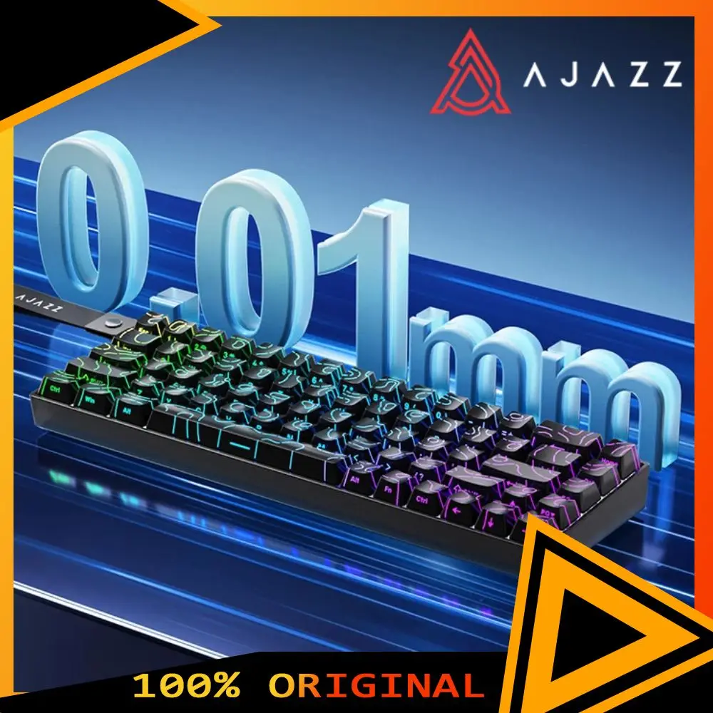 

Клавиатура Ajazz AK680 V2 с магнитным переключателем, 68 клавиш, 8K, скорость опрокидывания, позиционирующая пластина из алюминиевого сплава, игровая механическая клавиатура