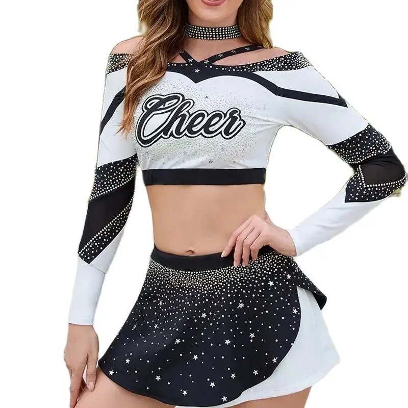 Girls Professional Cheerleading Uniform, Cheerleader Outfit, Custom Uniform