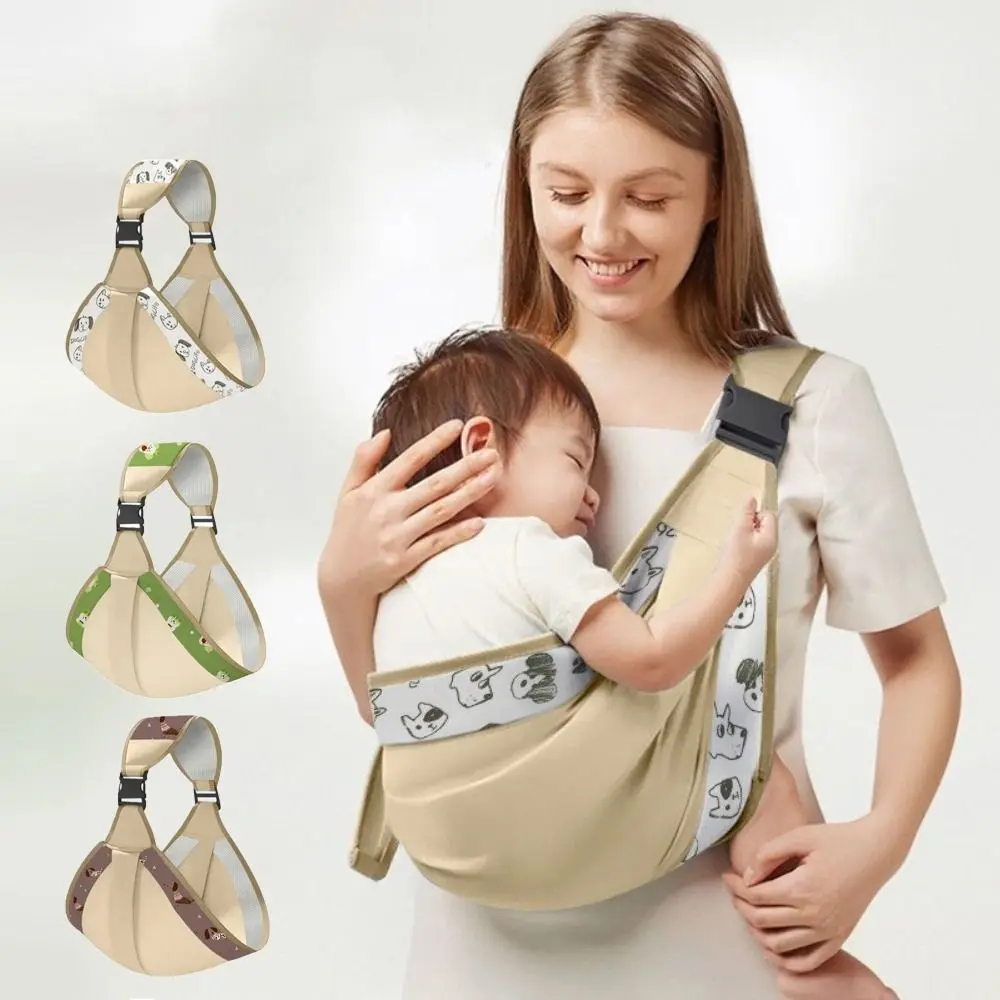 Ergonomic Baby Carrier Wrap Front Hug Adjustable Baby Carrying Bag Safety Going Out Baby Carriers Sling Waist Strap