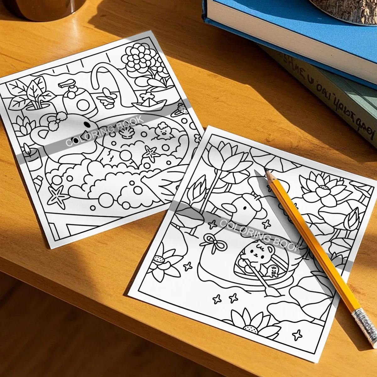 Upgraded Dreamy Days Theme Coloring Book for All Ages - Relaxing and Easy-to-Color Picture Book image 5