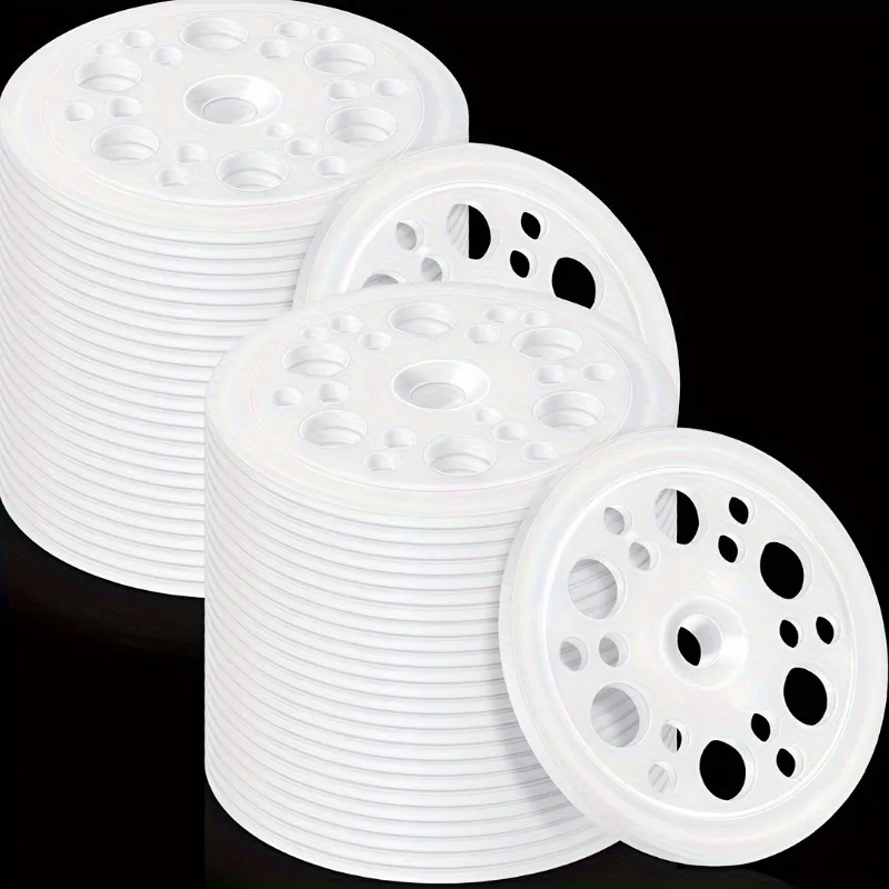 20 قطعة غسالة بلاستيكية تحميل نشر غسالة البولي بروبيلين. يتم استخدامها لتثبيت ودعم ألواح الرغوة المعزولة بالإسفنج الصلب و #1