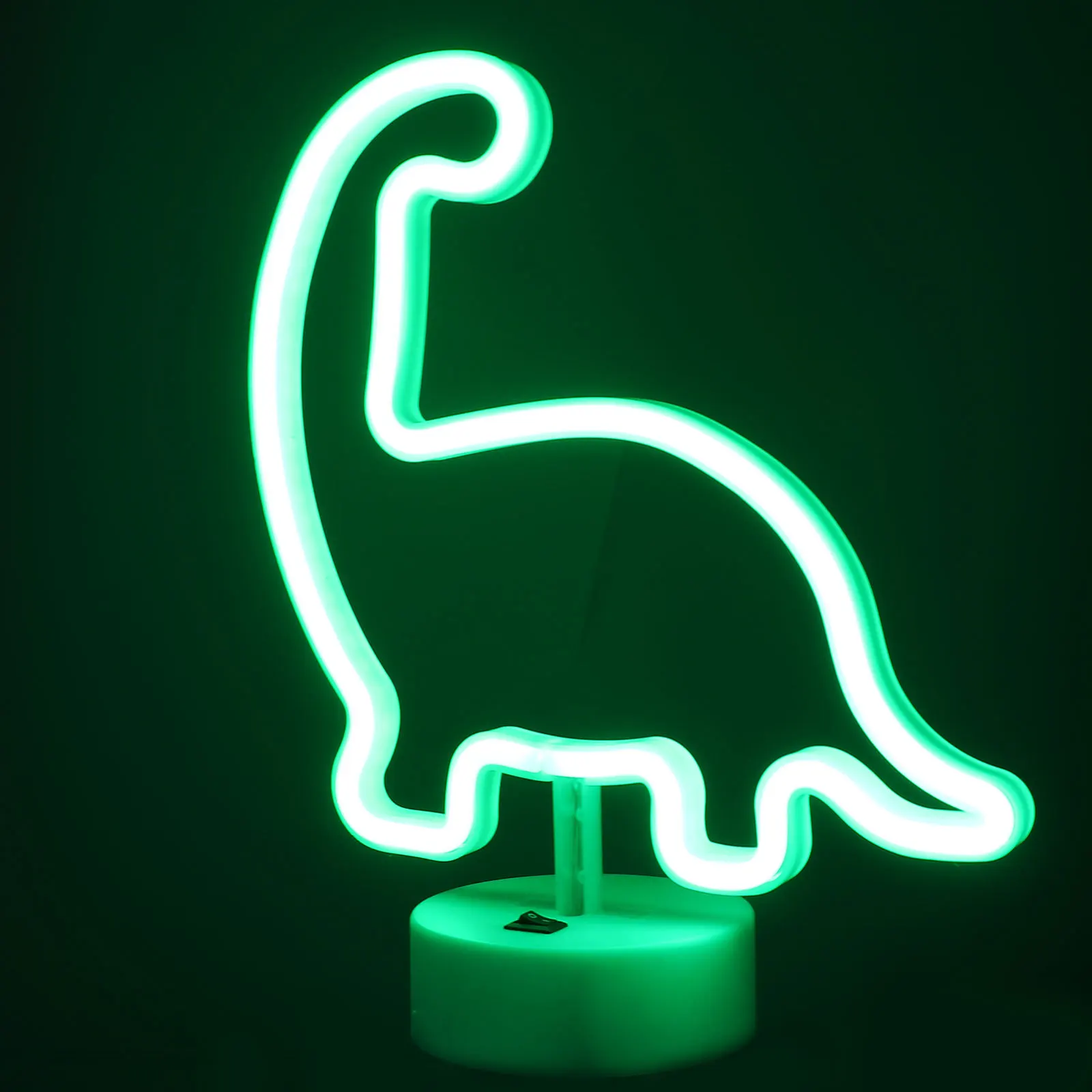 Mini Dinosaurus LED Neon Light Lamp voor Slaapkamer Bureau Nachtlampje Home Decor Party Sfeer Tafellamp Creatief Cadeau Idee