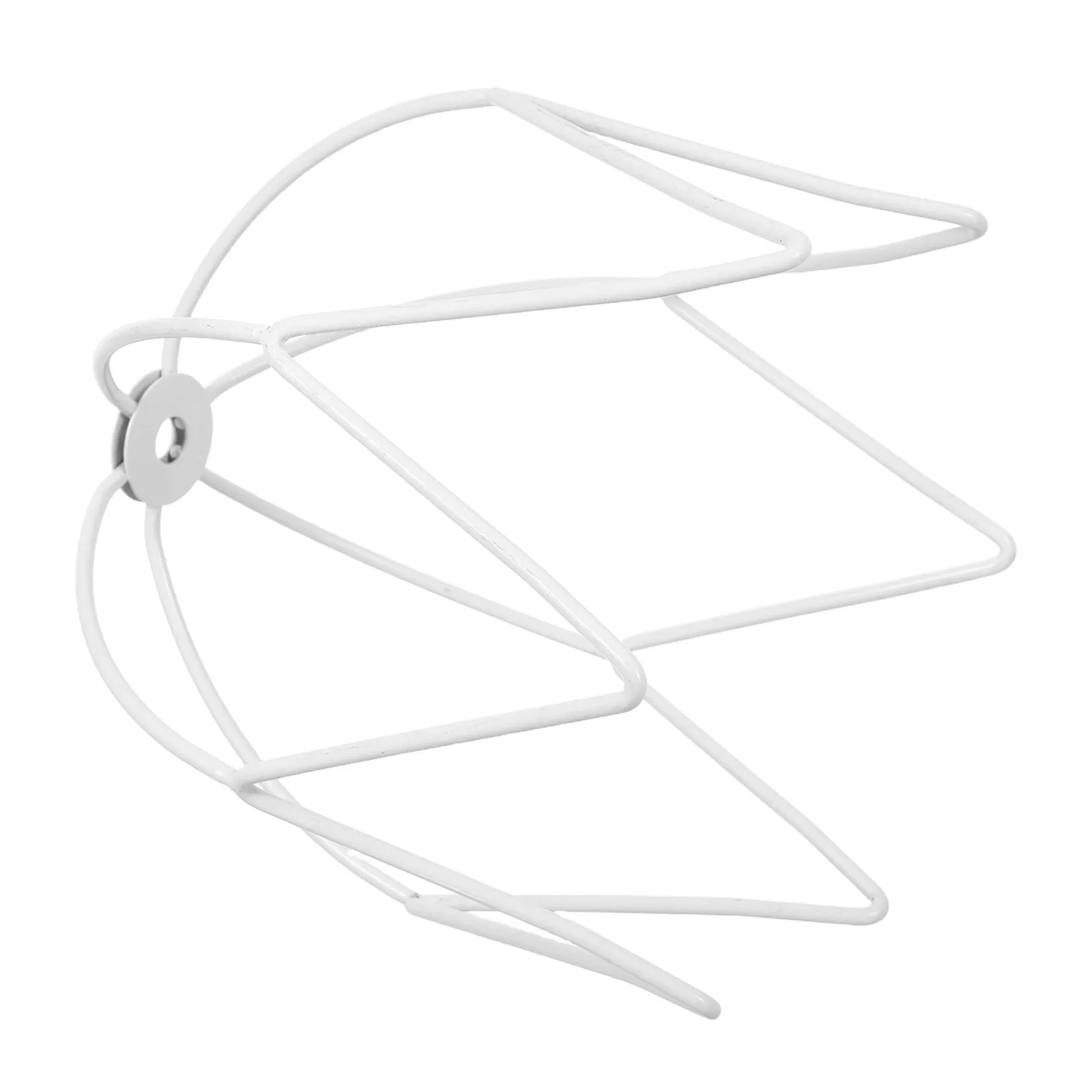 

DIY Lamp Shade Replacement: Elegant Metal Wire Cage Frame for Vintage Chandelier Table Lamp Ceiling Fan Globe Pendant Light