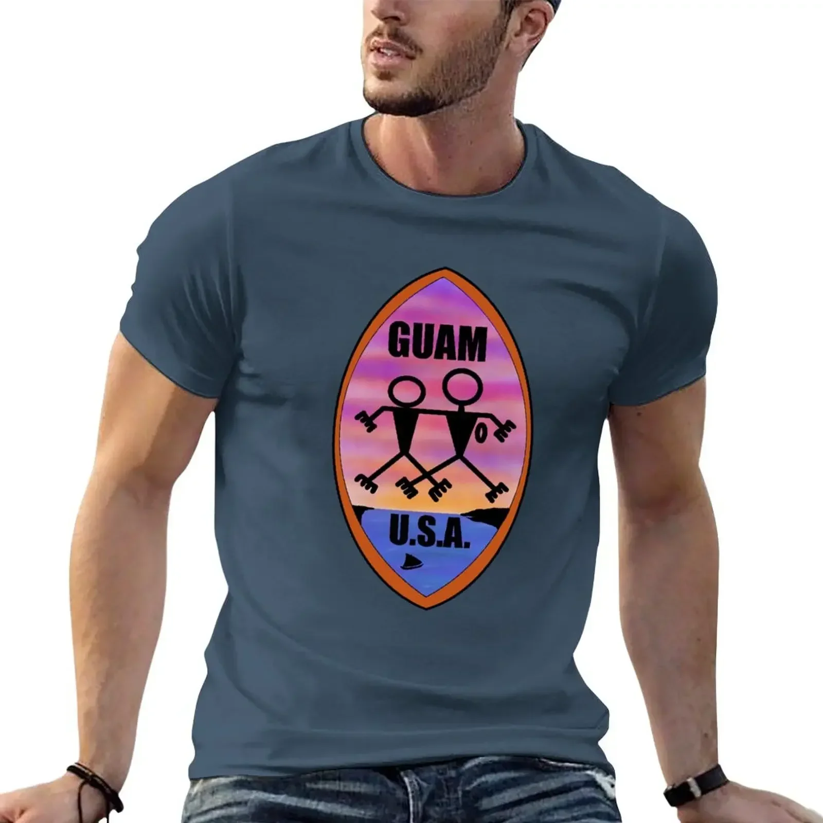 Gadao Cave Drawings, Inarajan, Guam U.S.A. T-Shirt sweat new edition men graphic t shirts