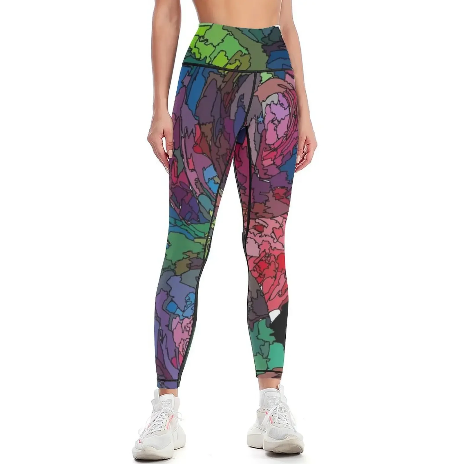 

Bubbles and Stripes No1. Leggings Female legging pants sports tennis for Women's push up harem pants Womens Leggings