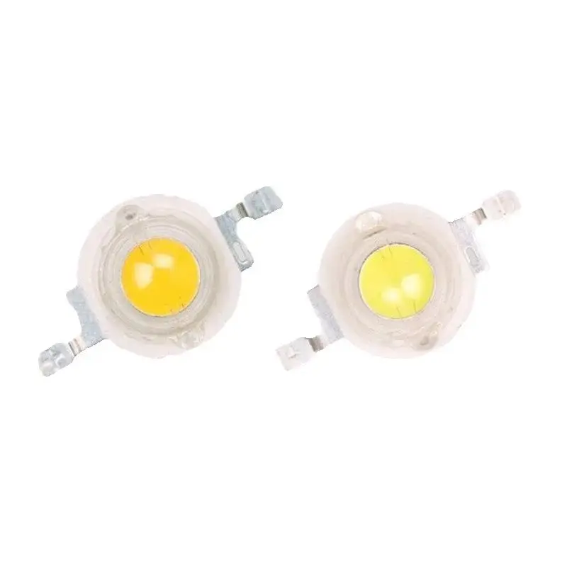 50PCS 1W 3w High power LED Lamps beads white warm Natural cold white Chips high light lights