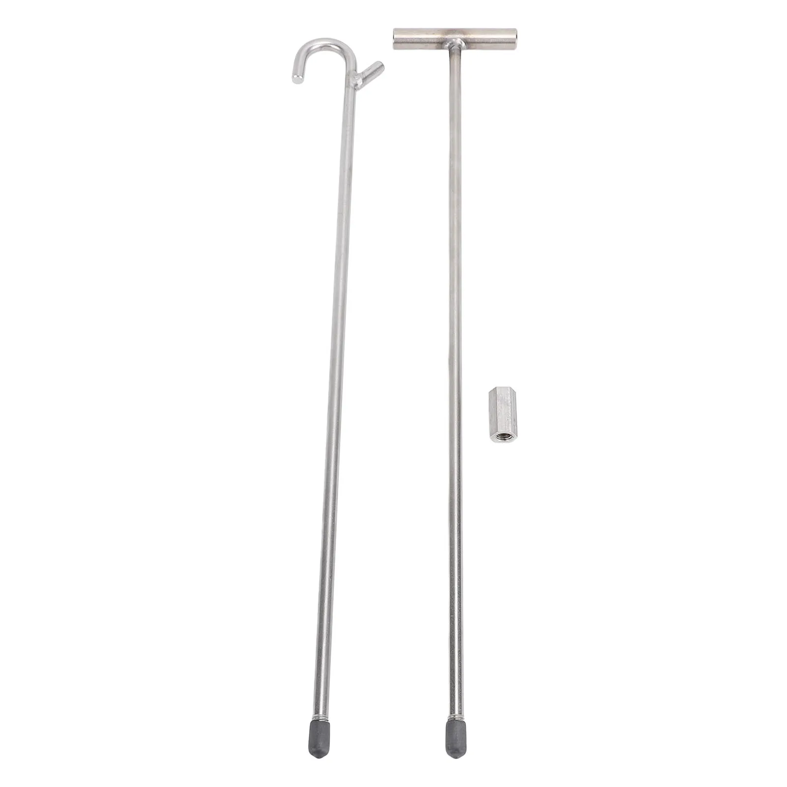 

32 Inch 5th Wheel Pin Puller Stainless Steel Fifth Wheel Pin Puller Heavy Duty Portable T Handle Type Lifting Hooks new