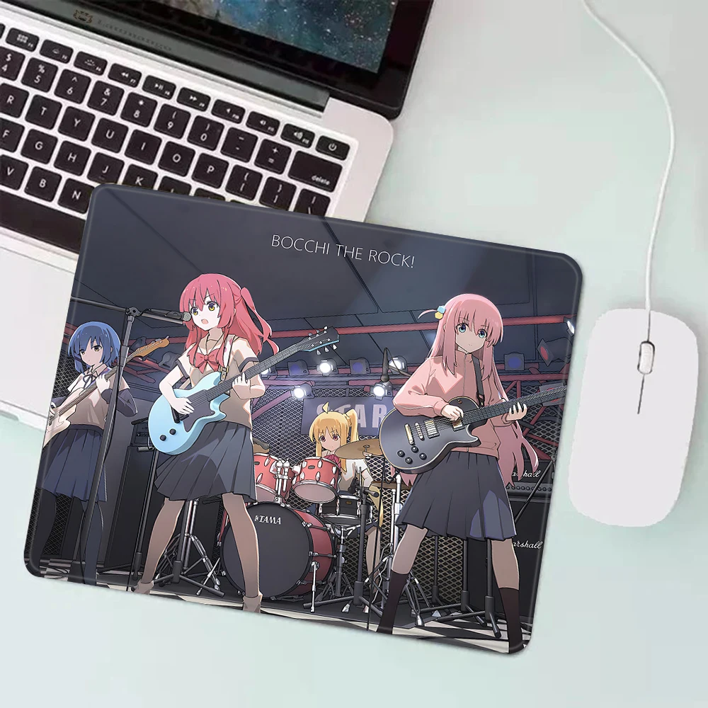 B_bocchi T_the R_rock Gaming Mouse Pad XS Small Mousepad For PC Gamer Desktop Decoration Office Mouse Mat Deskmat Rug