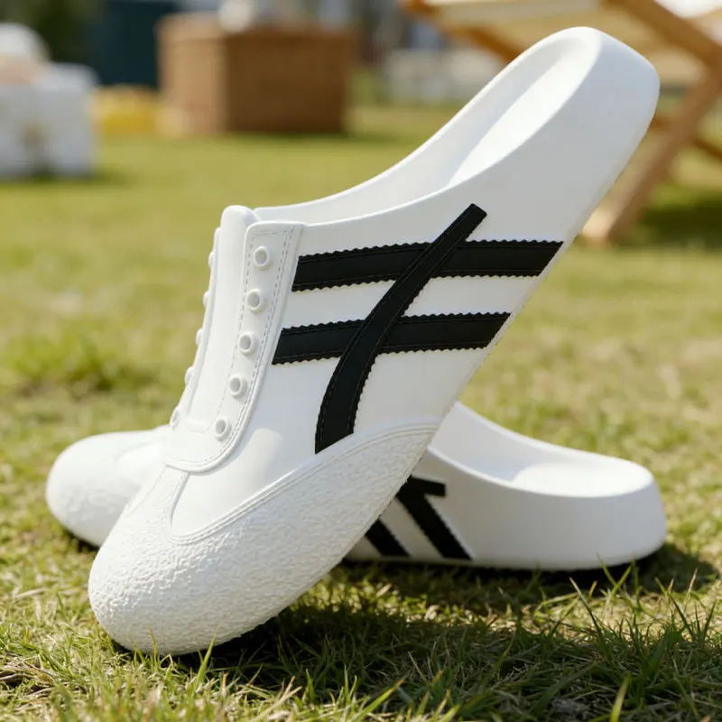 

Comfortable Soft Sole Women Mules and Clogs Spring 2026 Platform Outdoor EVA Slippers Woman Trainers Plus Size 45 Casual Flats