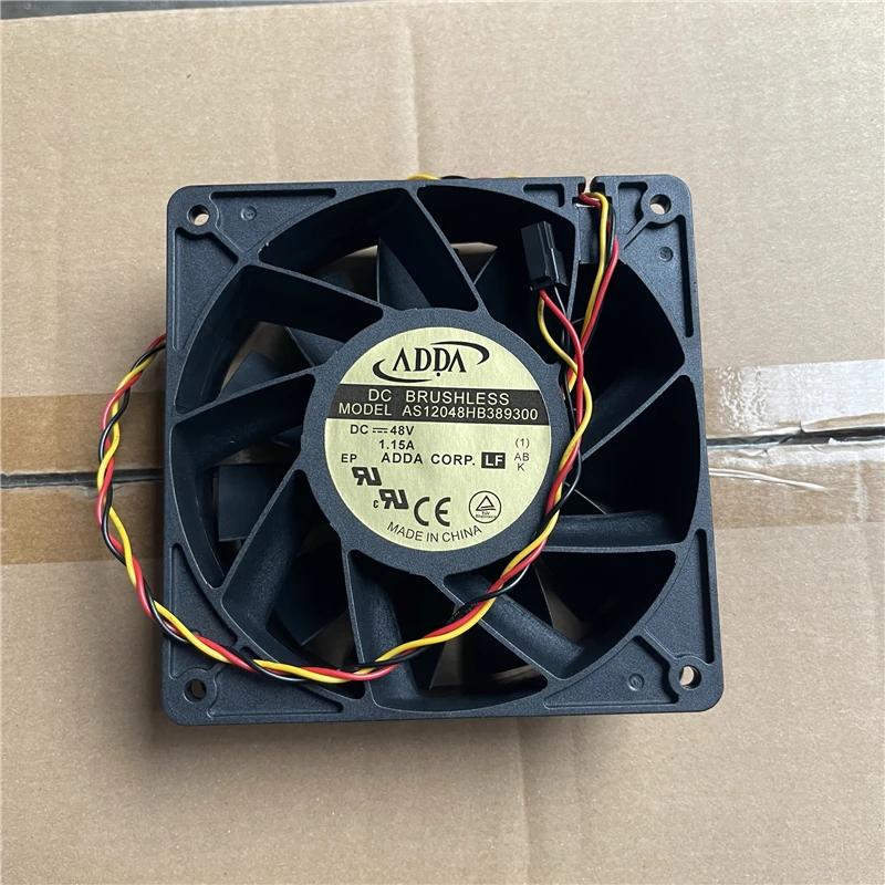 

1 шт. для AS12048HB389300 DC 48 В 1,15 А 120x120x38 мм 3-проводной охлаждающий вентилятор