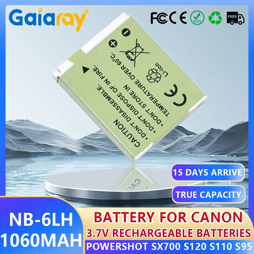 1-4 шт. NB-6LH NB-6L аккумуляторная батарея для камеры Canon SX700 SX710 SX700HS S120 S110 SX170 IS S200 280HS S95 SX530 SX270HS