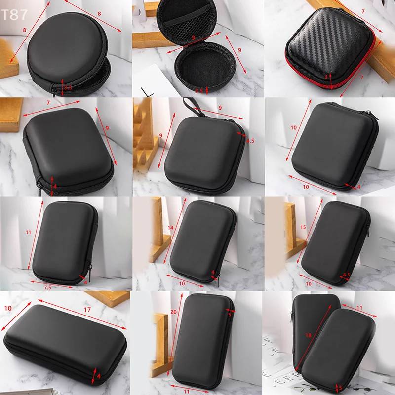 حافظة أدوات رقمية متعددة الوظائف لشاحن U القرص الغطاء الواقي المحمولة سماعة حقيبة التخزين حقيبة منظم كابل البيانات