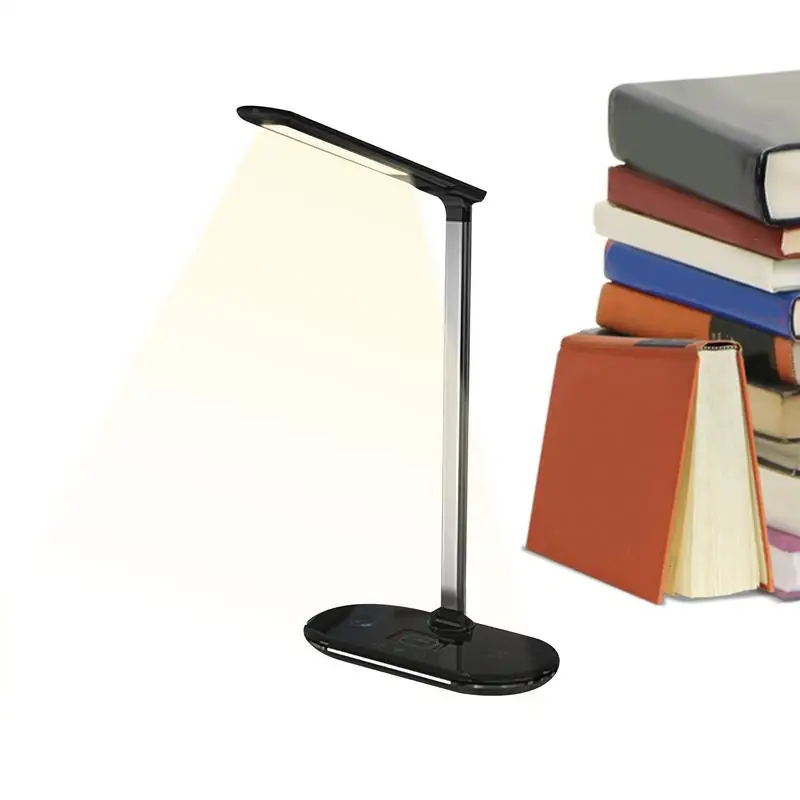 

Desktop Lamp Wireless Charger Desktop Lamp Study Light Folding Adjustable Lighting USB Rechargeable Phone Charger Reading Light