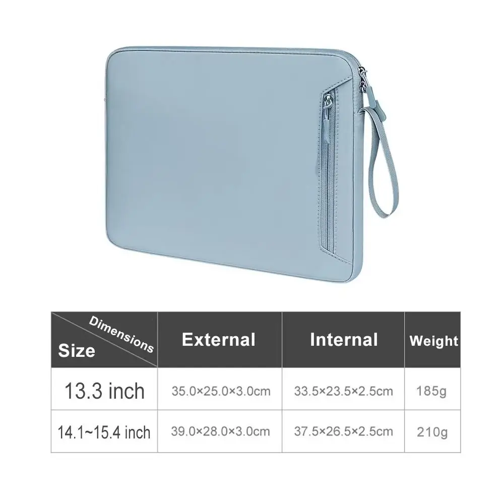 13.3 14.1 15.4 حافظة كمبيوتر محمول رقيقة جدا حقيبة دفتر المحمولة مقبض اللوحي الحقيبة الواقية لماك بوك برو/لينوفو/HP/ديل #6