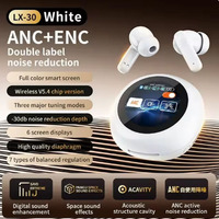 Bluetooth Headset ANC Wireless Noise Cancelling Headphones Full Color Screen Sports Headphones for Xiaomi Black Shark Sony Xperi