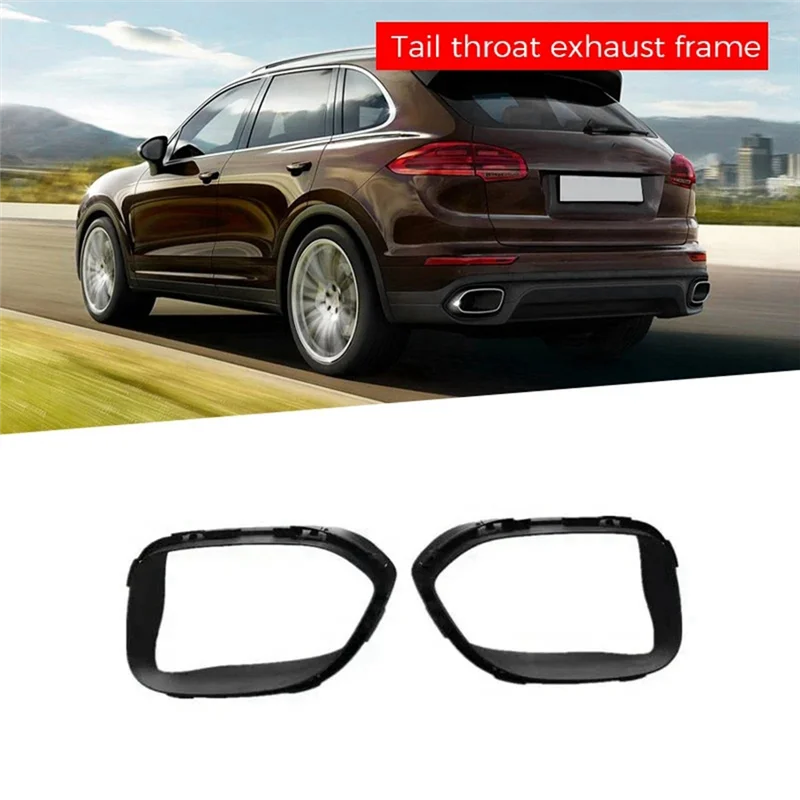 

Car Tail Throat Exhaust Frame For Porsche Cayenne 958.2 2015-2017-A65M