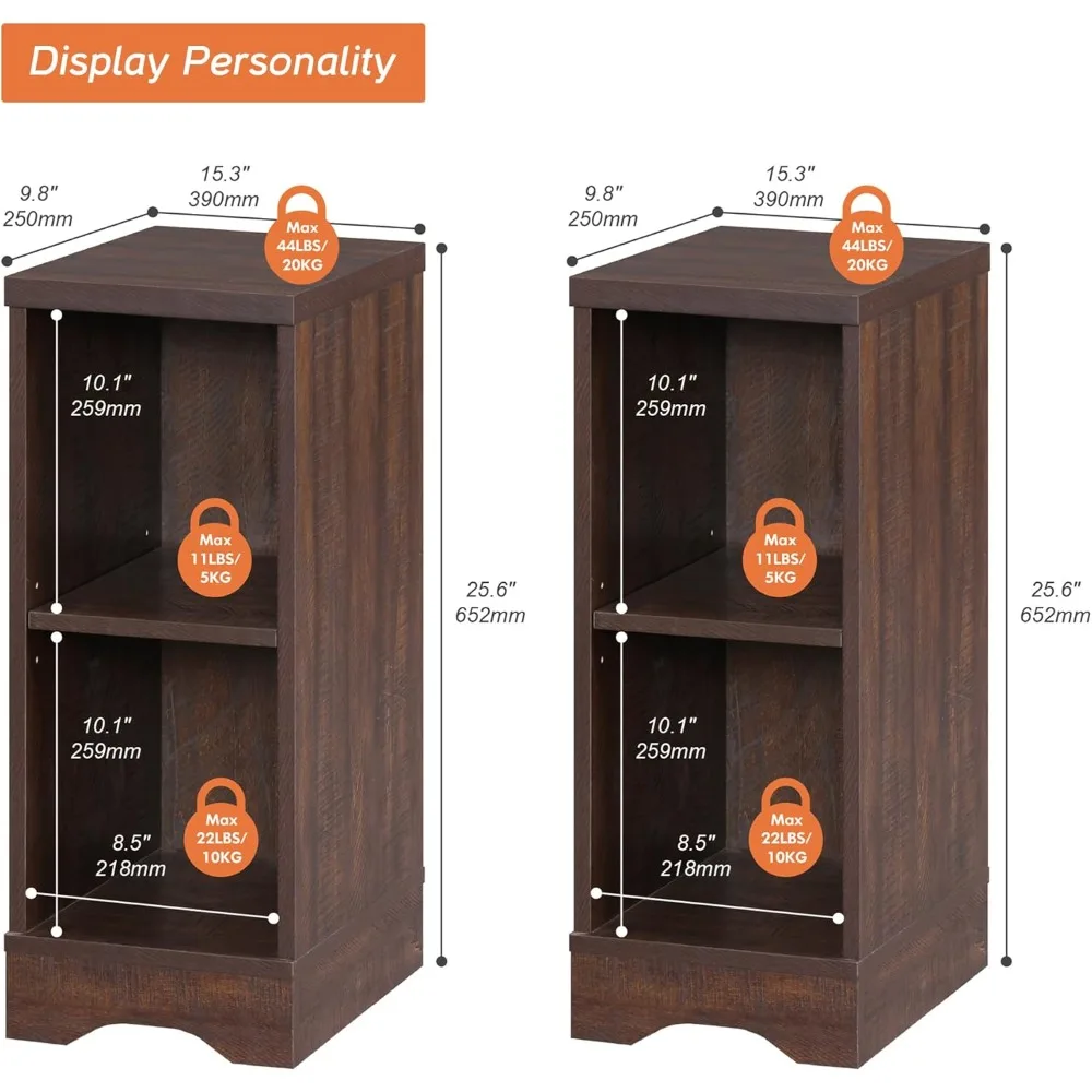 TV Stand with 18" Fireplace 5