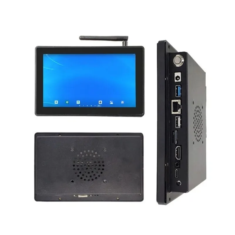 7 Inch Industrial Touch Screen Display Wireless RJ45 POE Universal Serial Bus Interface Open Frame Flush Mount Optional