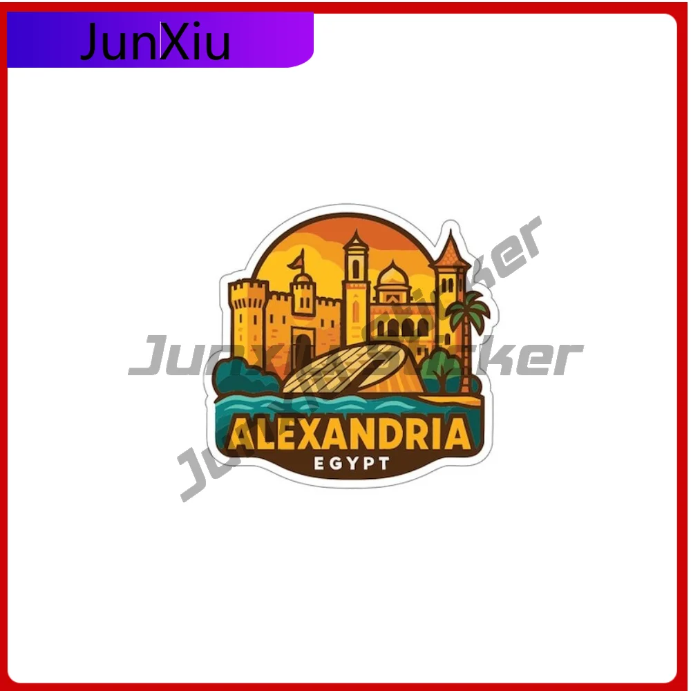 

Alexandria Egypt Sticker Vinyl Accessories Decal New Stickers 2026 Custom Decals Car Rear Bumper Motocross Windshield Guitar Suv