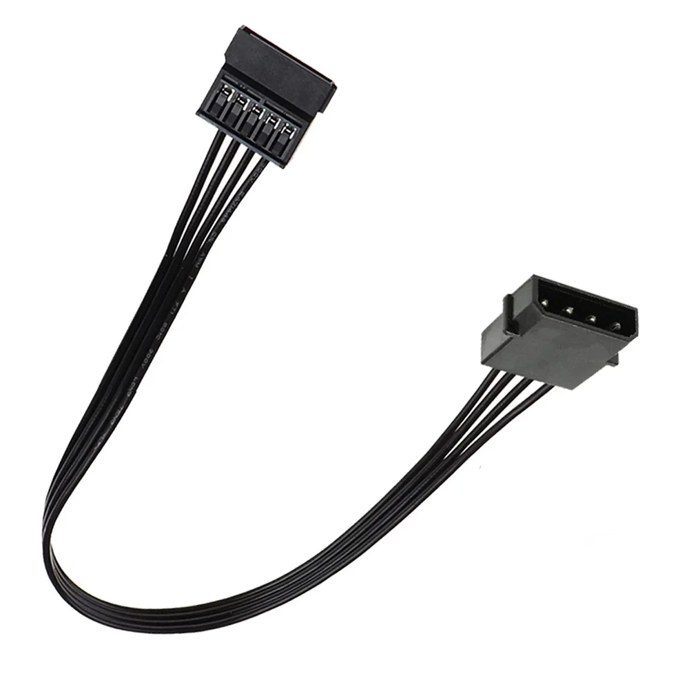 Molex-SATA Power Converter cabo adaptador, disco rígido, HDD, SSD, cabo de extensão, IDE, 4 pinos macho para 15 pinos fêmea