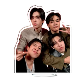Firstkhaotung Joongdunk Poster 12cm Stand Up Thai TV The Heart Killers Drama Stills Humanoid Stop Sign Desktop Decor Ornaments