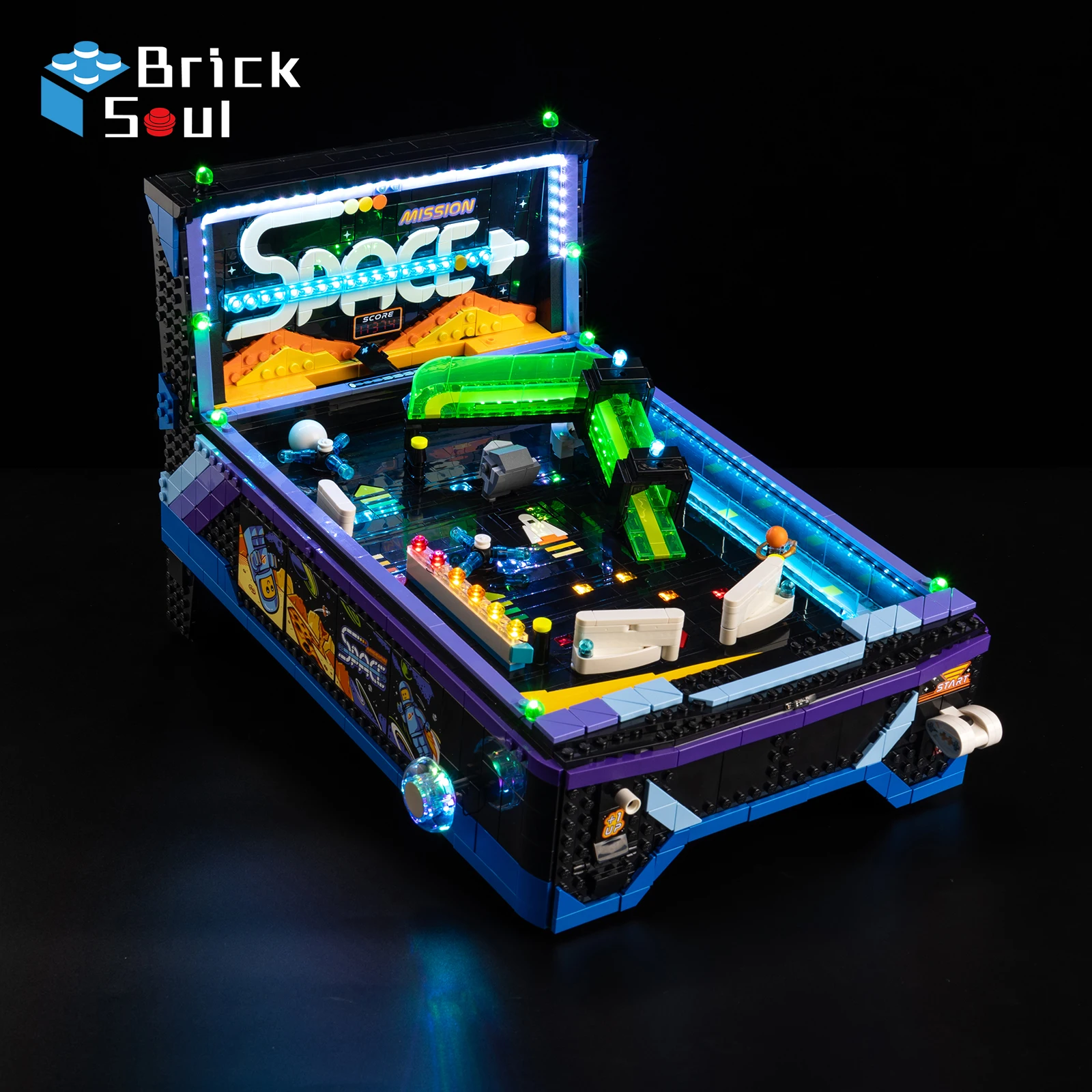 طقم إضاءة LED من BrickSoul منا - مراجعة Pinball Machine وسعره