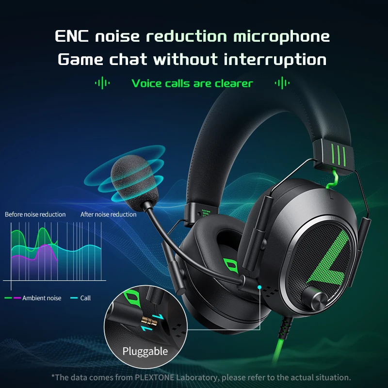 PLEXTONE G810 رائجة البيع سماعة ألعاب الكمبيوتر مع ميكروفون سلكي أسترو سماعة الألعاب دعم للهاتف المحمول ولوحة الكمبيوتر #4