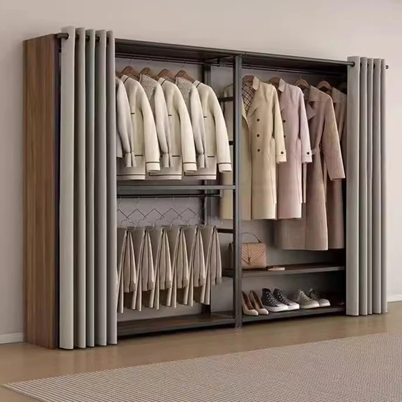 

Dress Rail Coat Racks Corner Shelf Bedroom Garment Indoor Hanging Organizer Coat Racks Metal Arara De Roupa Home Furniture