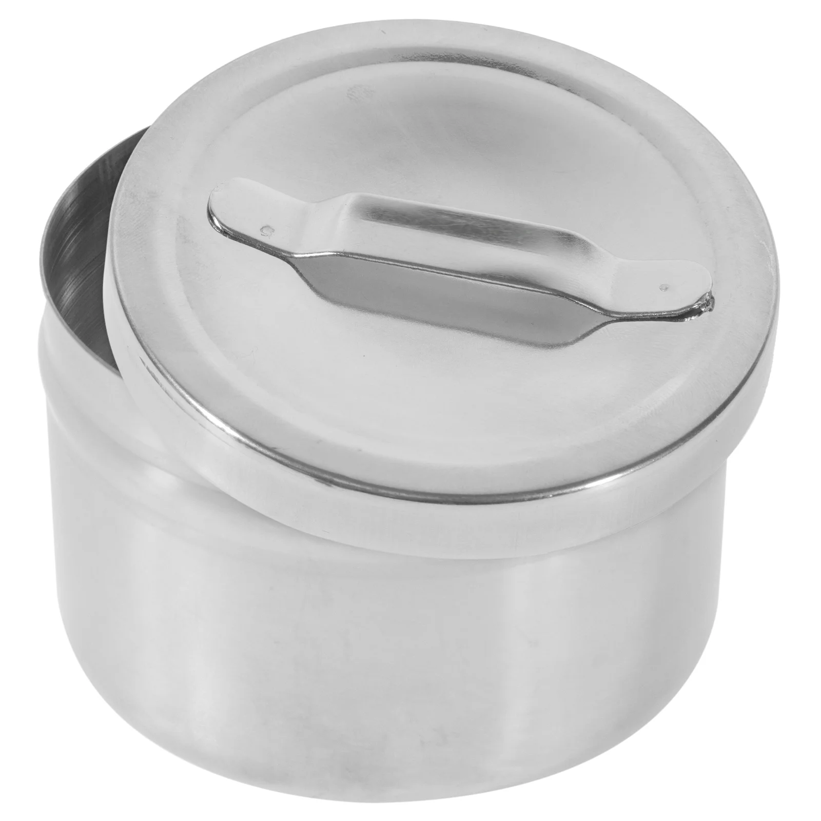 

Stainless Steel Alcohol Cotton Storage Jar Large Capacity Leakproof Laboratory Container Cotton Box With Lid For Liquids Storage
