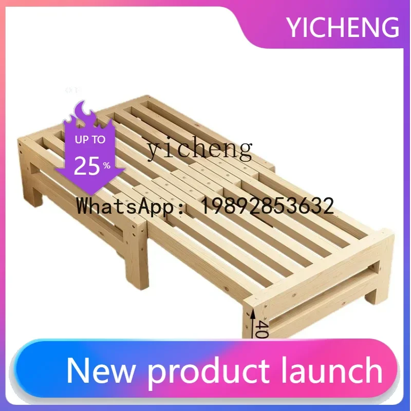 

X2 Sofa Tatami-Drawer Broaching Machine Multi-Functional Dual-Use Telescopic Bed Lunch Break Small Apartment Bed with Rollers