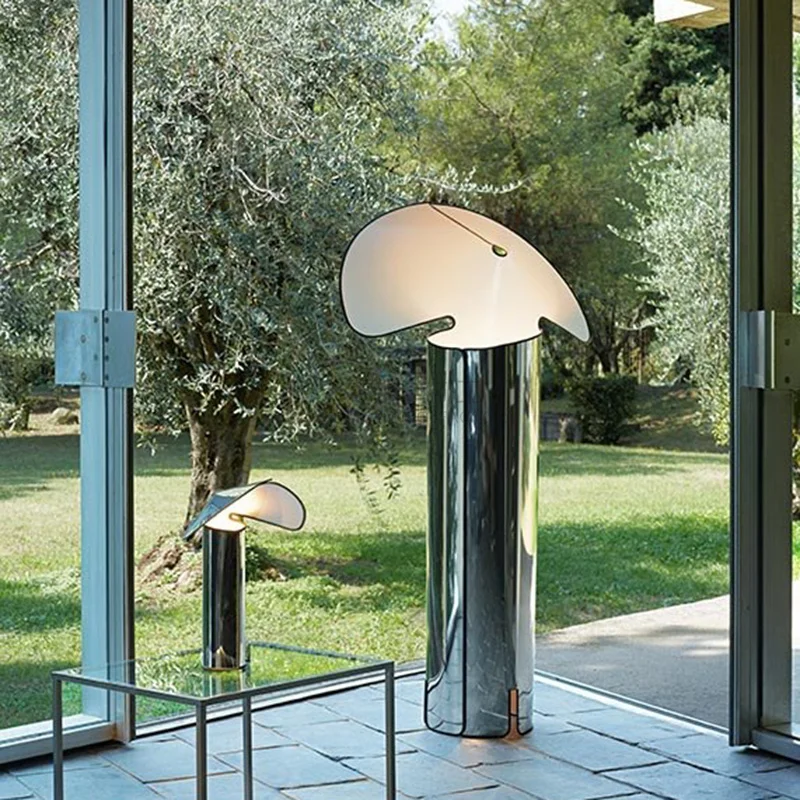 

Italian Designer Custom Hat Floor Lamp Modern Style Stainless Steel Table Lamp Hotel Living Room Exhibition Hall LED Light Small