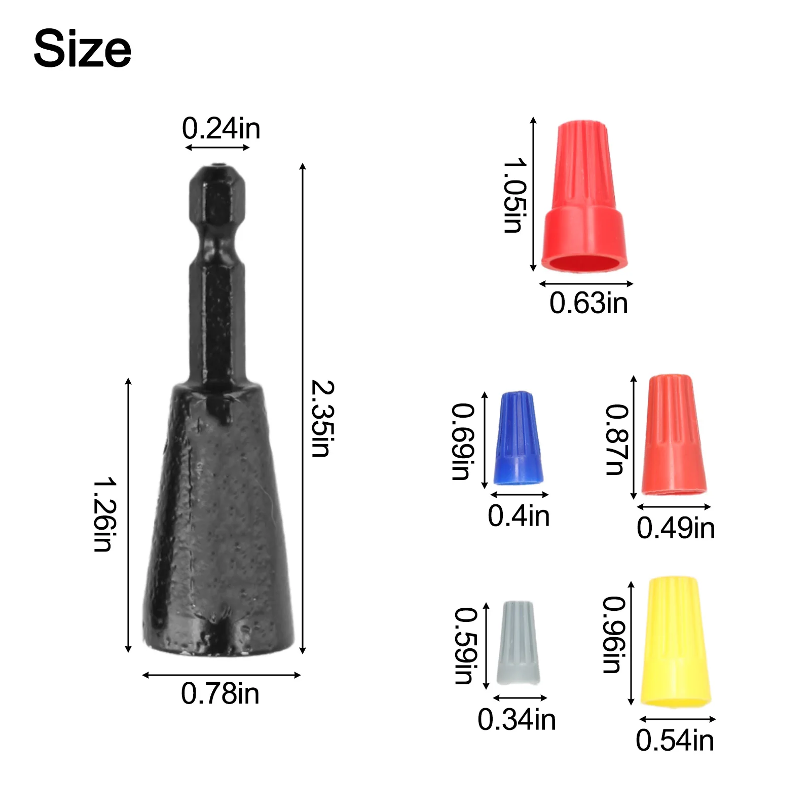 

As Picture Electric Drill Accessory Electric Drill Wire Cap Tool Electric Tool Cable Multi-tool Metal Construction