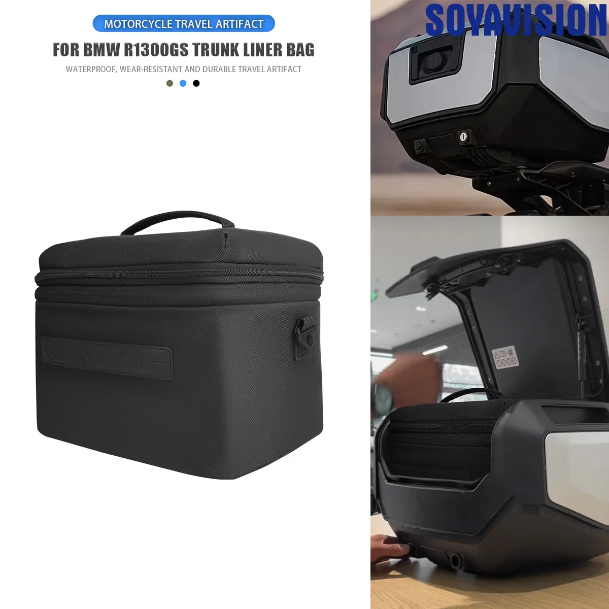 

Водонепроницаемый мотоциклетный хвостовой верхний чехол, сумка-вкладыш для BMW R1300GS 2023-2025 Vario Top Box, внутренняя сумка, набор инструментов, корзина, седельная сумка