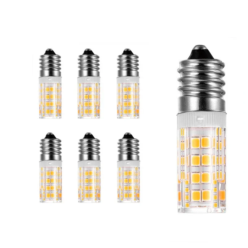 ألمع E14 LED مصباح AC220V 5 واط 7 واط 9 واط 12 واط 15 واط 18 واط السيراميك SMD2835 LED لمبة الدافئة/باردة الأبيض الأضواء استبدال ضوء الهالوجين