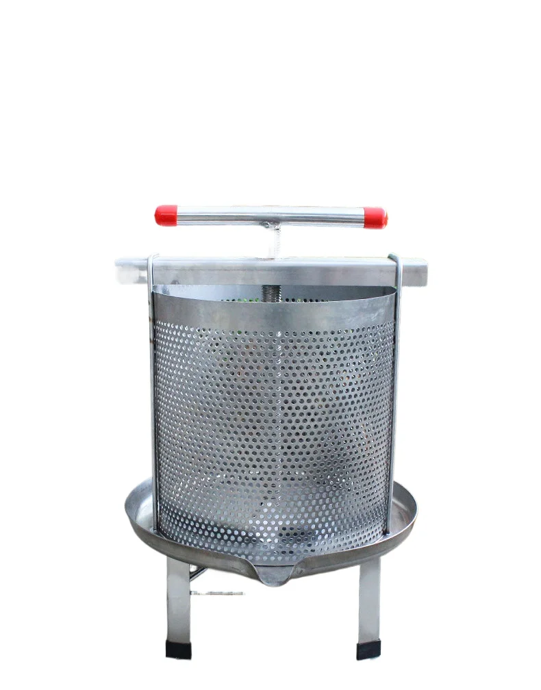 Suitable for Honey Press Stainless Steel Height Increase 17 Liters Manual Large Wax Soil Honey Sugar Extruder